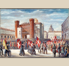 Mobilitazione nel regno sardo per le riforme 1846-1848